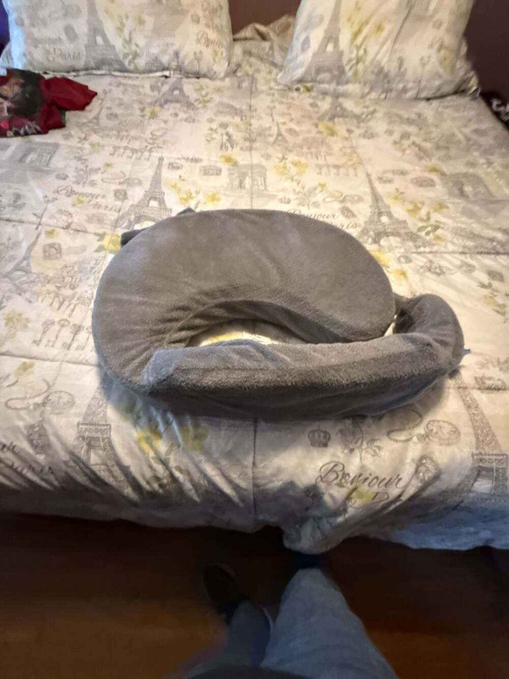 Boppy Nursing Pillow and Positioner Gray Plush